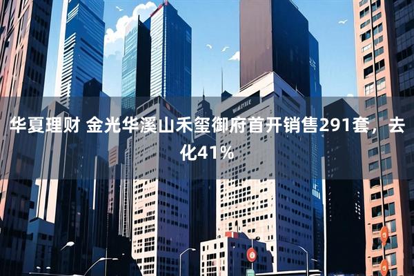 华夏理财 金光华溪山禾玺御府首开销售291套，去化41%